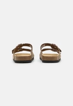 Pier One Leather Unisex - Slippers - Stone -Pier One 000fb85e1afd4504bcf13e0042582440