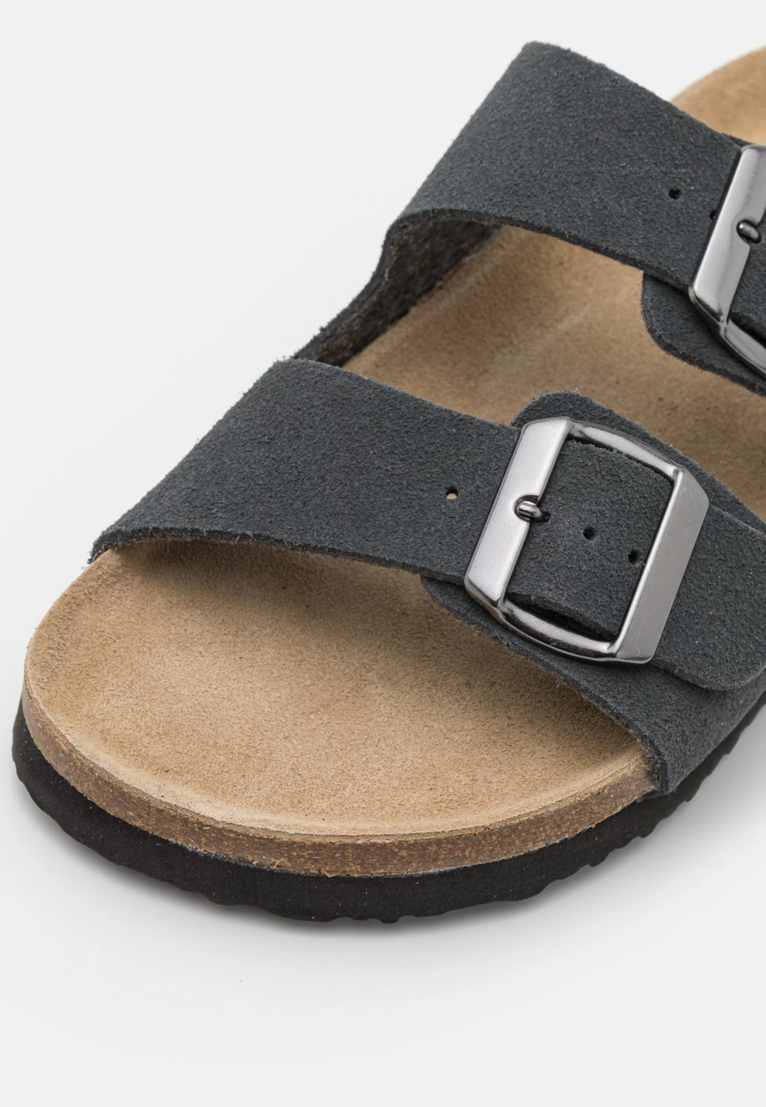 Pier One Leather Unisex - Slippers - Dark Grey 6 Pier One Leather Unisex - Slippers - Dark Grey - Image 6
