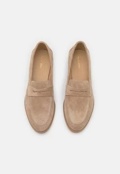 Pier One Leather - Slip-Ons - Beige -Pier One 271a6c90d2d245eea17934d4cfa6a9fd