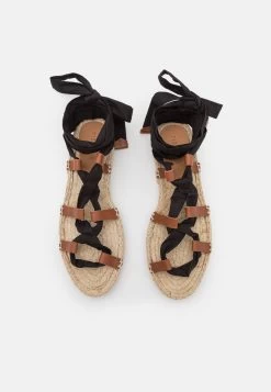Pier One Leather - Platform Sandals - Black -Pier One 33efe5963cca4c438680977f9fb9581d