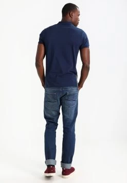 Pier One Polo Shirt - Dark Blue/Mottled Grey -Pier One 4e2467fc43394fd4a9cd73613d1b3647