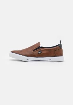 Pier One Unisex - Trainers - Cognac