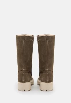 Pier One Leather Winter Boot - Boots - Khaki 9 Pier One Leather Winter Boot - Boots - Khaki -Pier One 60e648fddcec4a66a5792e11ab31f968