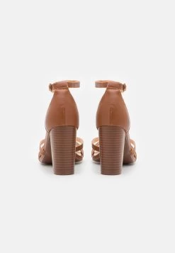 Pier One Leather - High Heeled Sandals - Cognac -Pier One 6ceb597c8248494b81a8c8c0f59690f0