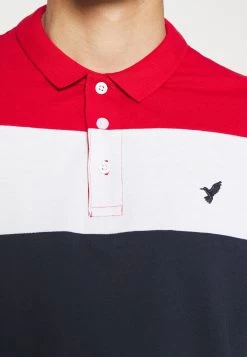 Pier One Polo Shirt - Red/White/Dark Blue -Pier One 77fecd7f6e784808ac07dd8df08bd3eb