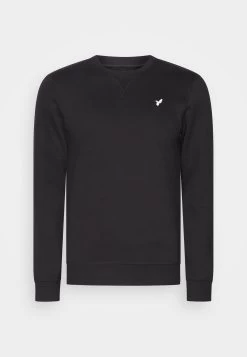 Pier One Sweatshirt - Black/Mottled Grey -Pier One 7954a7df4b094e52bda097136e48cead