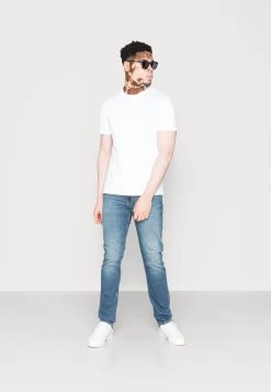 Pier One 10 Pack - Basic T-Shirt - Mottled Light Grey/Black/White