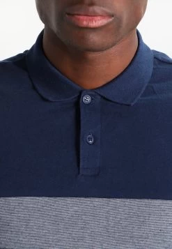 Pier One Polo Shirt - Dark Blue/Mottled Grey -Pier One 867edff9fa1d4fa2bf2982c7c68448ba
