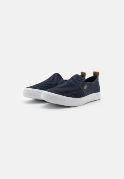Pier One Unisex - Slip-Ons - Dark Blue -Pier One 87110394b2744ca1ab63af5441eb927b