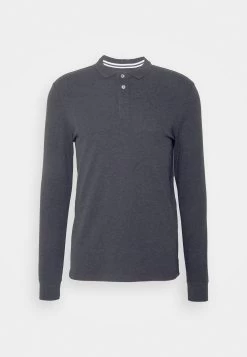 Pier One Polo Shirt - Dark Grey Melange