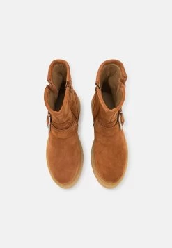 Pier One Leather - Cowboy/Biker Ankle Boot - Cognac -Pier One 989fc67a2fac4f0ea7646bc4d30dab98