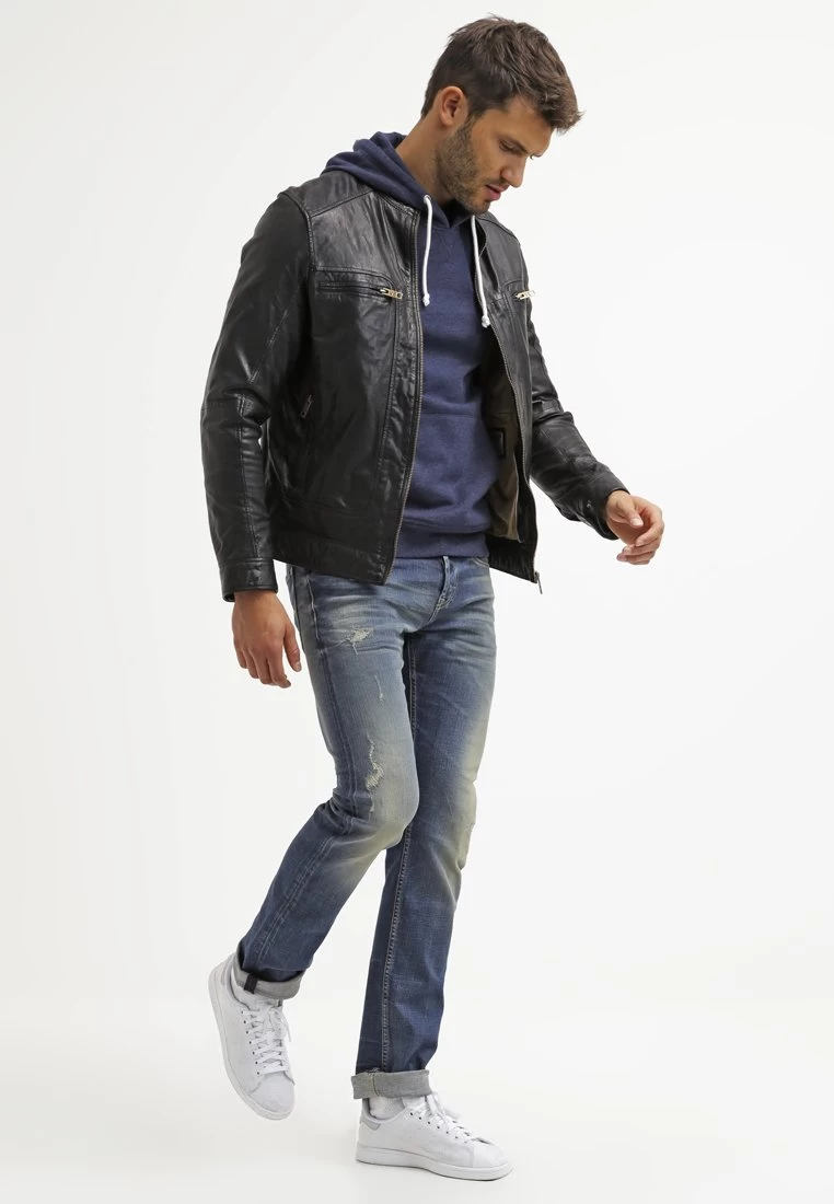 Pier One Hoodie - Dark Blue Melange 2 Pier One Hoodie - Dark Blue Melange - Image 2