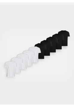 Pier One 10 Pack - Basic T-Shirt - White/Black 10 Pier One 10 Pack - Basic T-Shirt - White/Black -Pier One a47858ffbc3a4fd8908751110de7e4fb