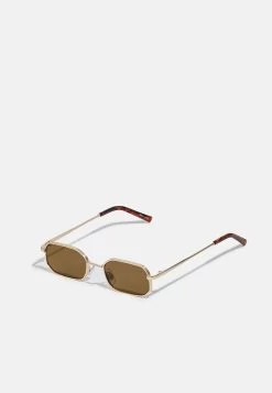 Pier One Unisex - Sunglasses - Gold-Coloured/Brown