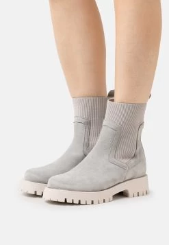 Pier One Leather - Platform Ankle Boots - Grey
