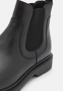 Pier One Leather - Classic Ankle Boots - Black -Pier One b2d715d8ba004661b008edfc033d0a45