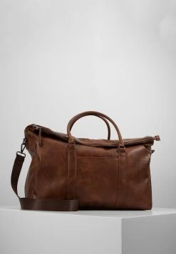 Pier One Unisex - Weekend Bag - Dark Brown -Pier One b47bf83c42a44f9cadb9f24fb08dea33