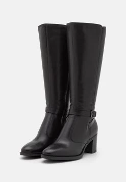 Pier One Leather - Boots - Black -Pier One b590fb94a88a4225911b305fd0beeb54