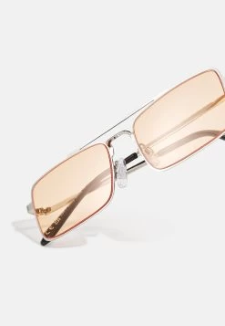 Pier One Unisex - Sunglasses - Silver-Coloured, Orange -Pier One c3e0b08b50694894a004abe5f6d7d7b9