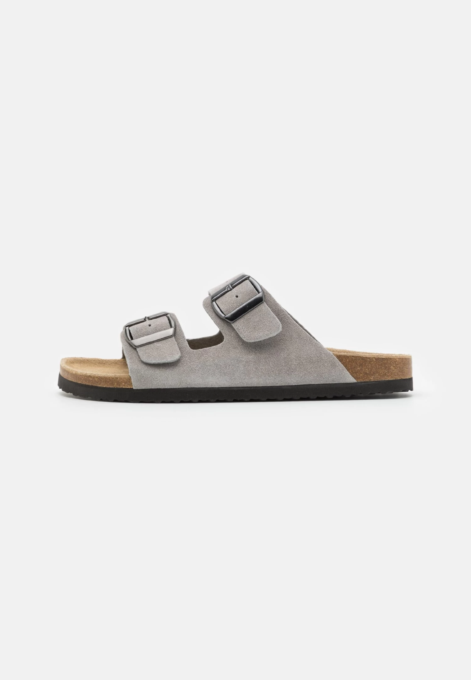 Pier One Leather Unisex - Slippers - Grey 1 Pier One Leather Unisex - Slippers - Grey