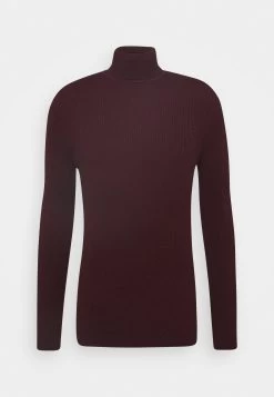 Pier One Muscle Fit Turtle - Jumper - Mottled Bordeaux -Pier One d6bb26cd2a7941d69a2388e64193126d