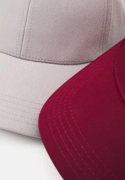Pier One Unisex 2 Pack - Cap - Light Grey/Berry -Pier One db52e4bec20b4e21a2d423baba99be86