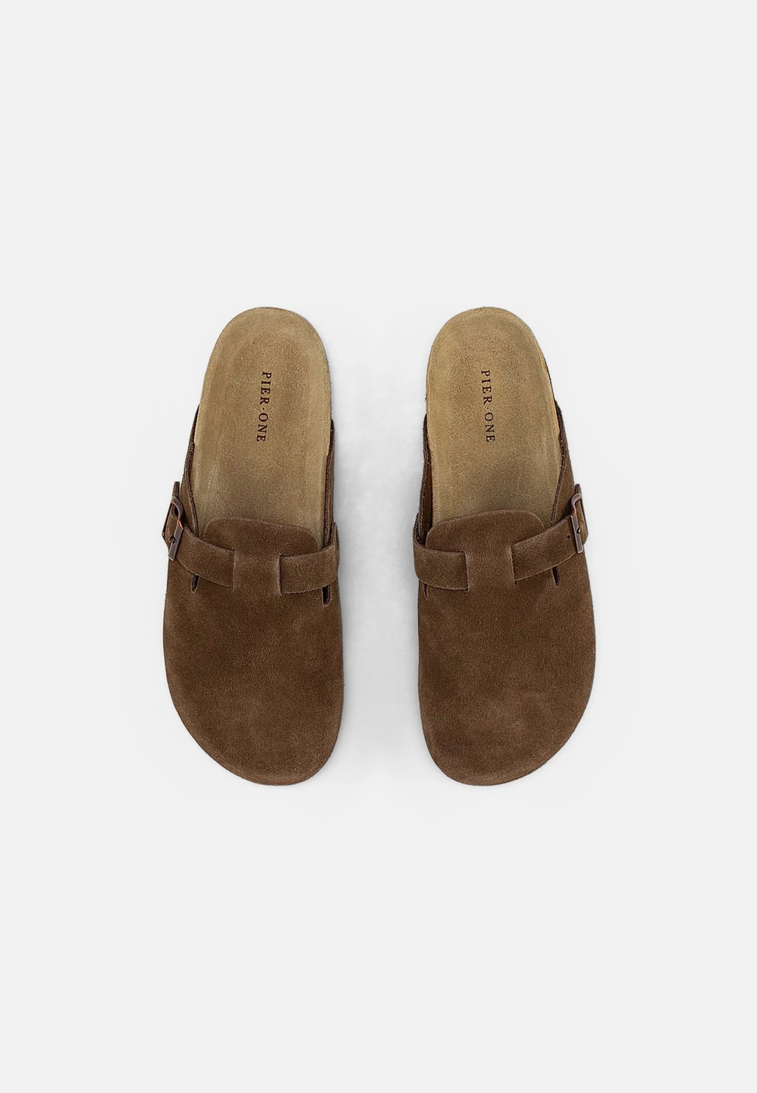 Pier One Leather Unisex - Slippers - Brown 4 Pier One Leather Unisex - Slippers - Brown - Image 4