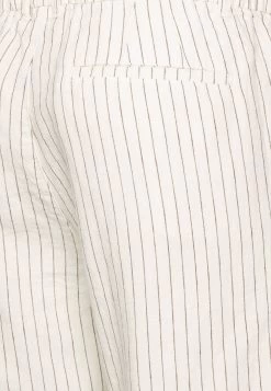 Pier One Linen Blend Drawcord Shorts- Shorts - Off-White -Pier One f49c7de0cfa048f4bc002dc26d1abcb2