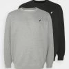 Pier One Plus Size 2 Pack - Sweatshirt - Black/Mottled Grey