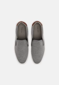 Pier One Unisex - Slip-Ons - Dark Grey -Pier One fd4006995ad74583bd5d996537dcc72b